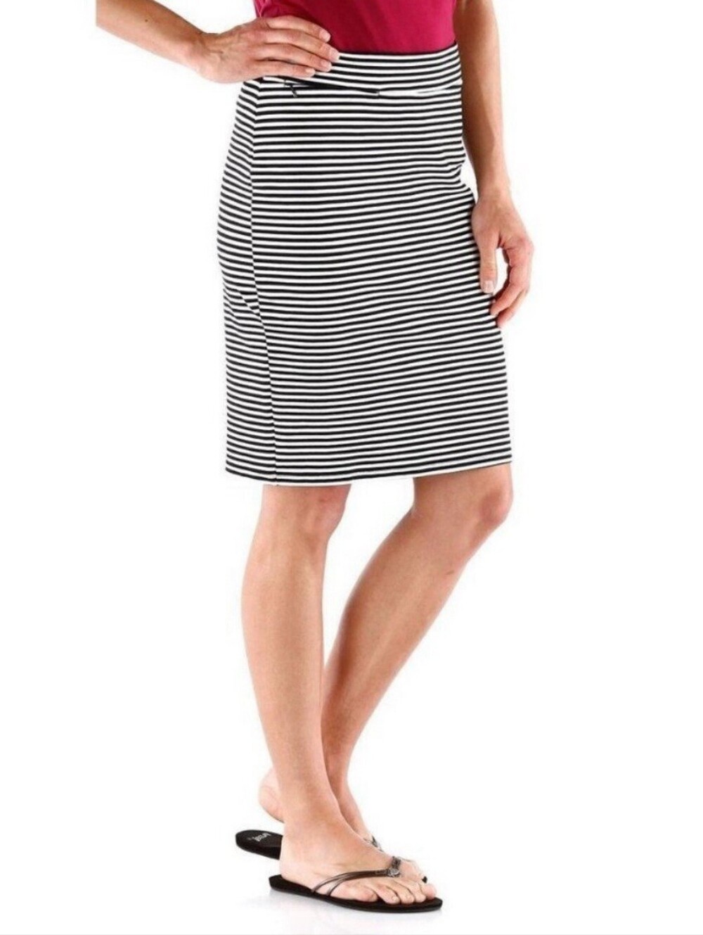 Toad&Co Paseo Skirt pull-on pencil skirt Sz Medium